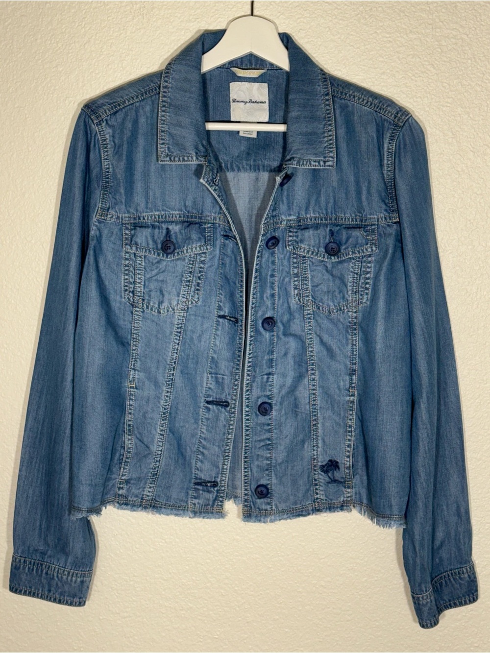 Tommy Bahama Chambray O’Lei Shirt Jacket - Picture 2 of 16